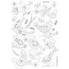 Corinne Lapierre Folk Birds Stick and Stitch Embroidery Designs