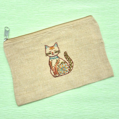 Corinne Lapierre Folk Cats Stick and Stitch Embroidery Designs