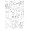 Corinne Lapierre Folk Cats Stick and Stitch Embroidery Designs