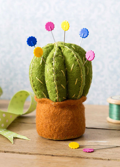 Corinne Lapierre Cactus Pincushion Felt Craft Mini Kit