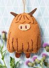 Corinne Lapierre Highland Cow Felt Craft Mini Kit