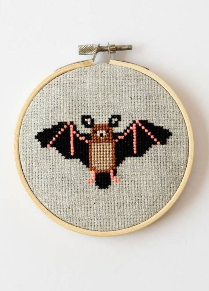 Cotton Clara Bat Cross Stitch Kit