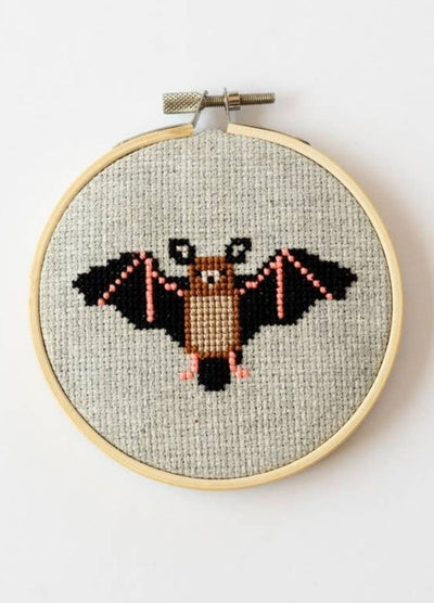 Cotton Clara Bat Cross Stitch Kit