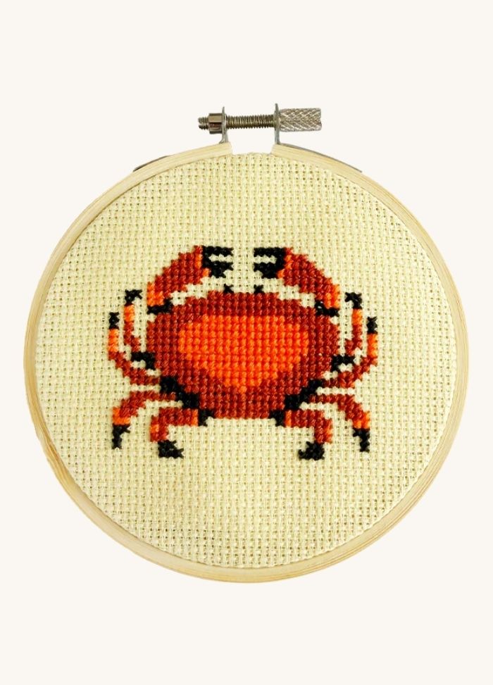 Cotton Clara Crab Cross Stitch Kit