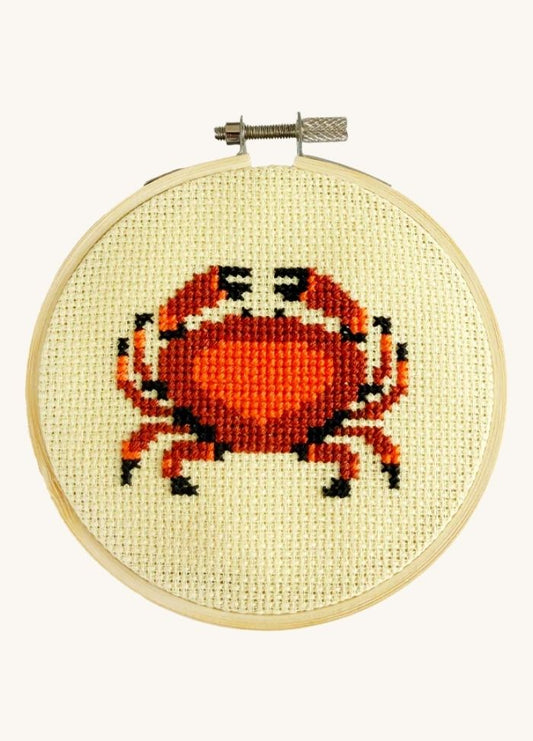 Cotton Clara Crab Cross Stitch Kit