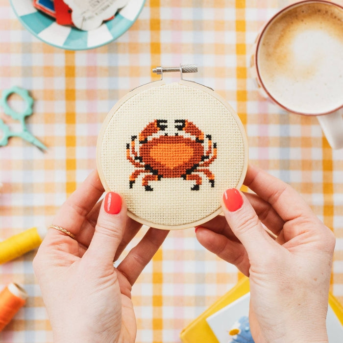Cotton Clara Crab Cross Stitch Kit