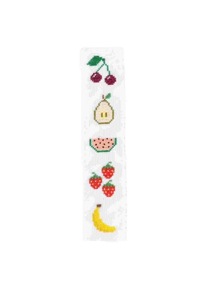 Cotton Clara Fruity Bookmark Cross Stitch Kit