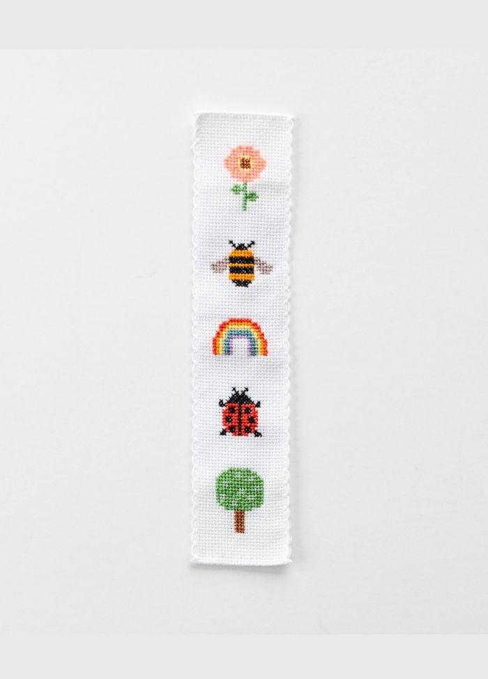 Cotton Clara Nature Bookmark Cross Stitch Kit
