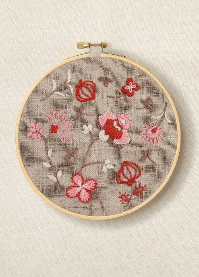 DMC Eco Vita Embroidery Kit - Indiennes Flowers