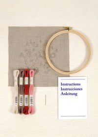 DMC Eco Vita Embroidery Kit - Indiennes Flowers