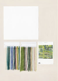 DMC National Gallery Cross Stitch Kit - The Water Lily Pond Claude Monet