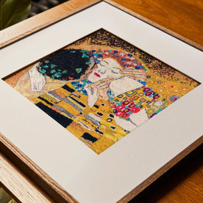 DMC The Kiss by Gustav Klimt Cross Stitch Kit
