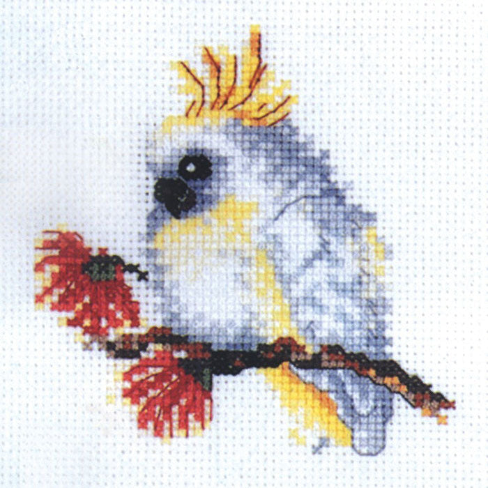 DMC Australiana Baby Cockatoo Cross Stitch Kit