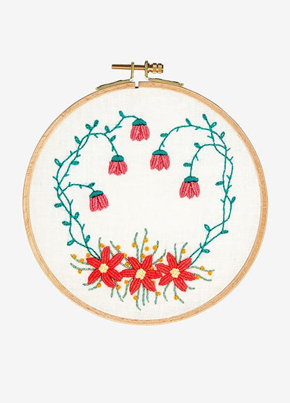 DMC Bougainvillea's Garden Embroidery Kit With Hoop