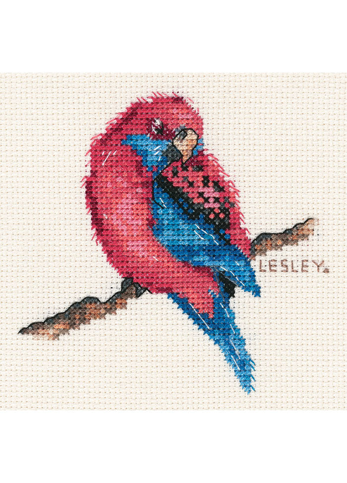 DMC Australian Collection Crimson Rosella Cross Stitch Kit