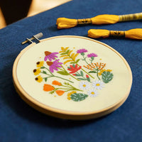 DMC Mediterranean Garden by Celeste Johnson Embroidery Kit