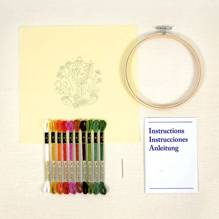 DMC Mediterranean Garden by Celeste Johnson Embroidery Kit