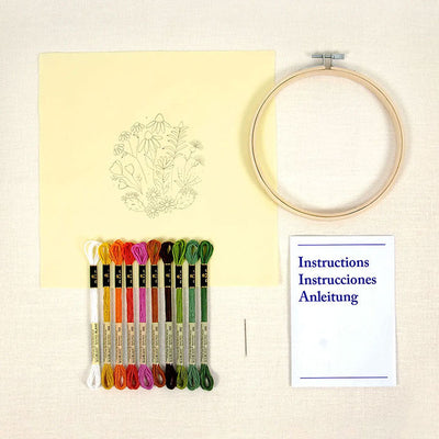 DMC Mediterranean Garden by Celeste Johnson Embroidery Kit