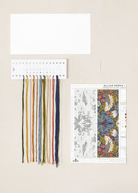 DMC V&A Cross Stitch Bookmark Kit - Strawberry Thief William Morris
