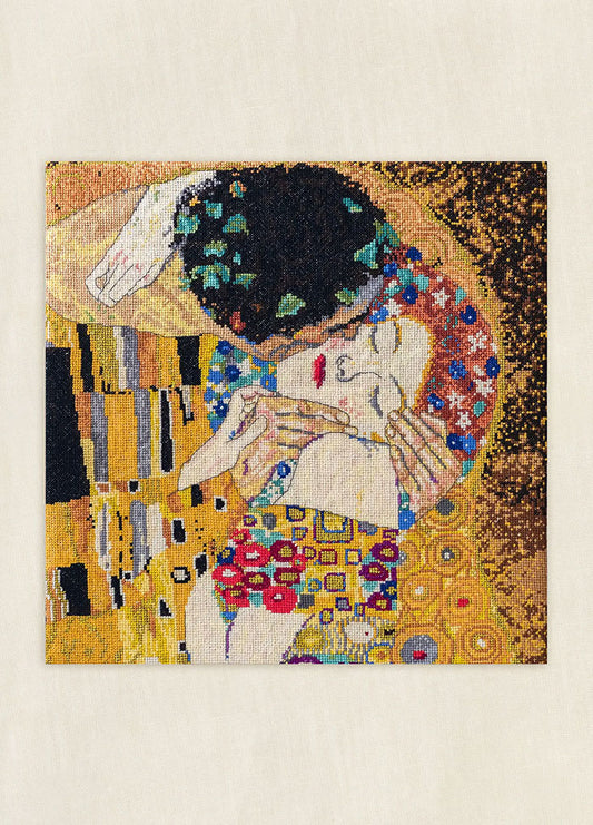 DMC The Kiss by Gustav Klimt Cross Stitch Kit