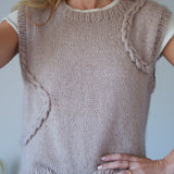 Pope Knits - Braided Lines Vest Bundle - Yarn & Digital Pattern
