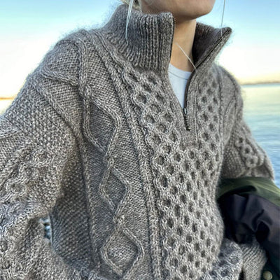 PetiteKnit Dagmar Zipper Sweater Pattern Booklet