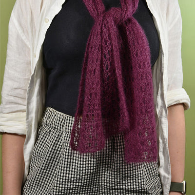 Daisy Lace Scarf Pattern
