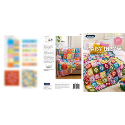 Patons Daisy Throw Crochet Pattern