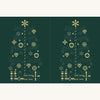 Devonstone Christmas Tree Sashiko Panel - Green