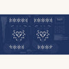 Devonstone Christmas Stocking Sashiko Panel - Navy