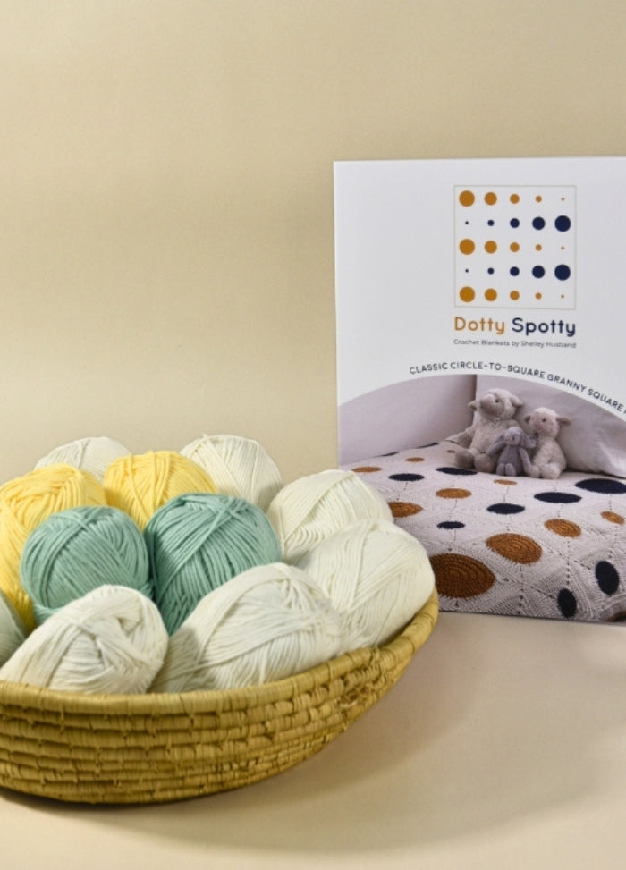 Shelley Husband Original Dotty Spotty Baby Blanket Kit