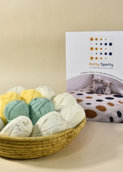 Shelley Husband Original Dotty Spotty Baby Blanket Kit