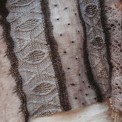 Pope Knits Dragon Scales Stole Kit