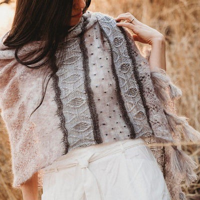 Pope Knits Dragon Scales Stole Kit