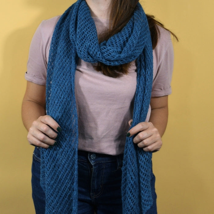 Morris & Sons Easy 4 Ply Lace Scarf Pattern