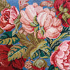 Ehrman Blooming Roses Blue Cushion