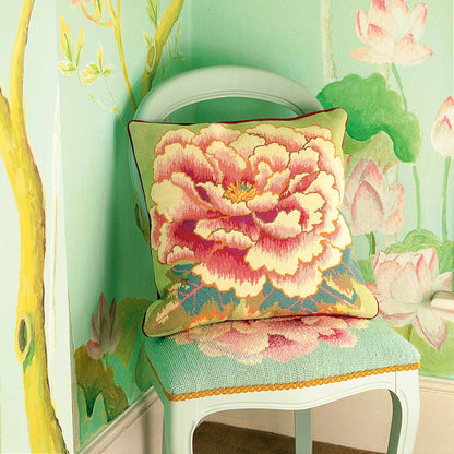 Ehrman Floating Peony Cushion