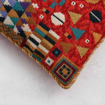Ehrman Klimt Coral Cushion