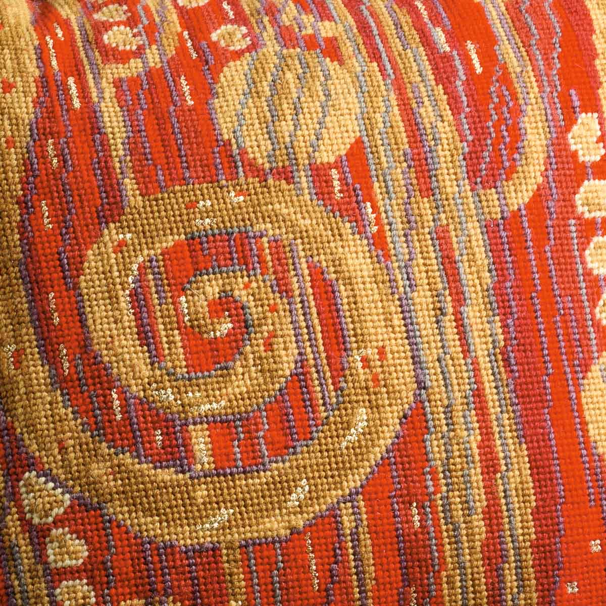 Ehrman Klimt Red Cushion