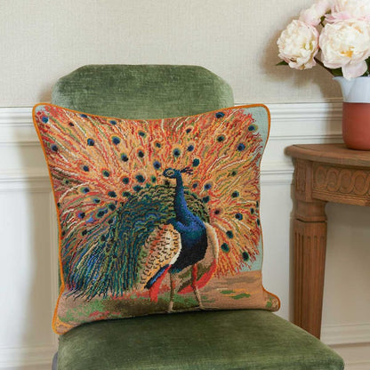 Ehrman Peacock Cushion