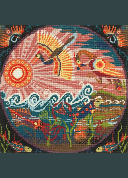 Ehrman Day Five: Fish And Fowl Cushion