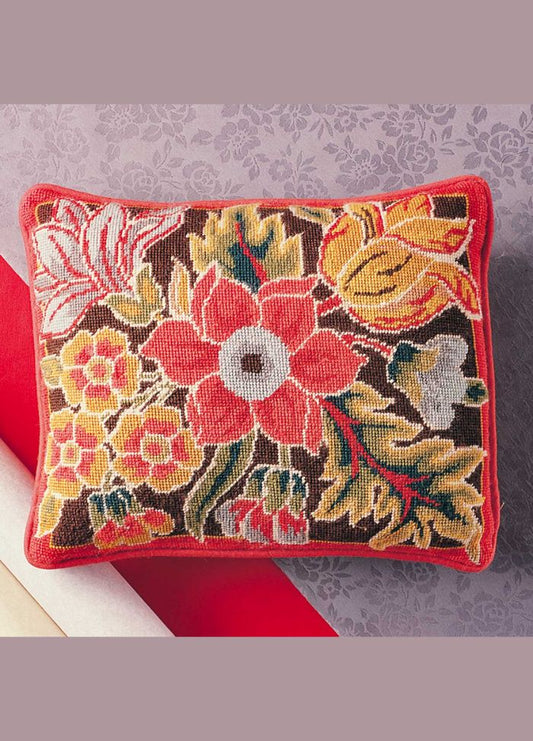 Ehrman Jacobean Rose Cushion