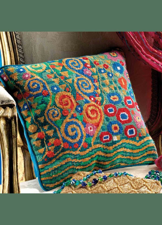 Ehrman Klimt Jade Cushion