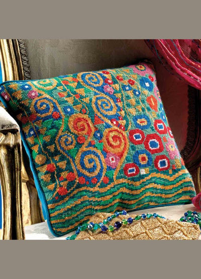 Ehrman Klimt Jade Cushion