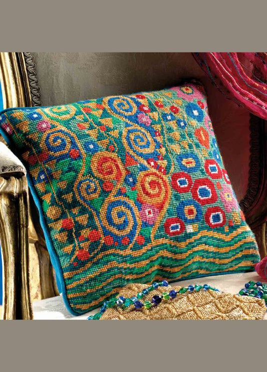 Ehrman Klimt Jade Cushion