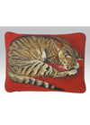 Ehrman Naxos Cat Red Cushion