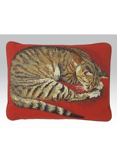 Ehrman Naxos Cat Red Cushion