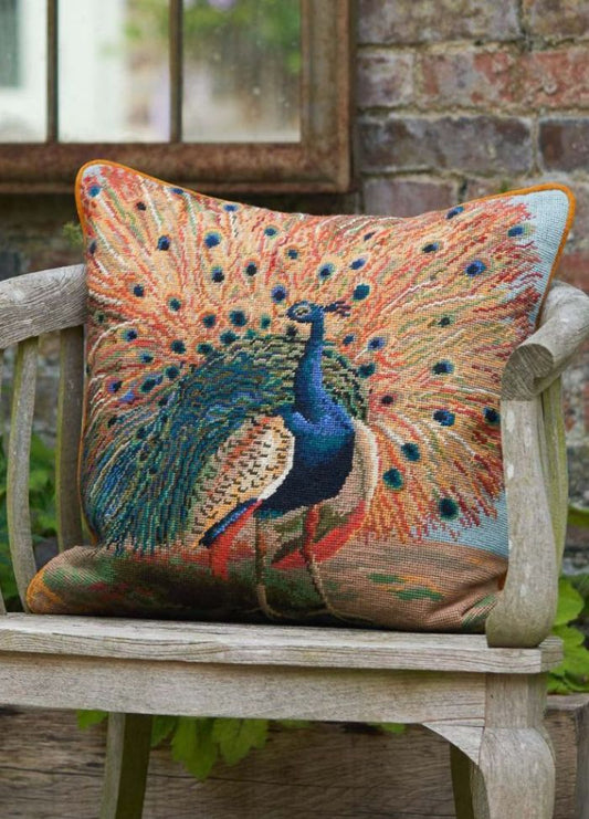 Ehrman Peacock Cushion