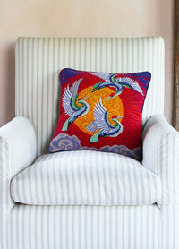 Ehrman Cranes Day Cushion