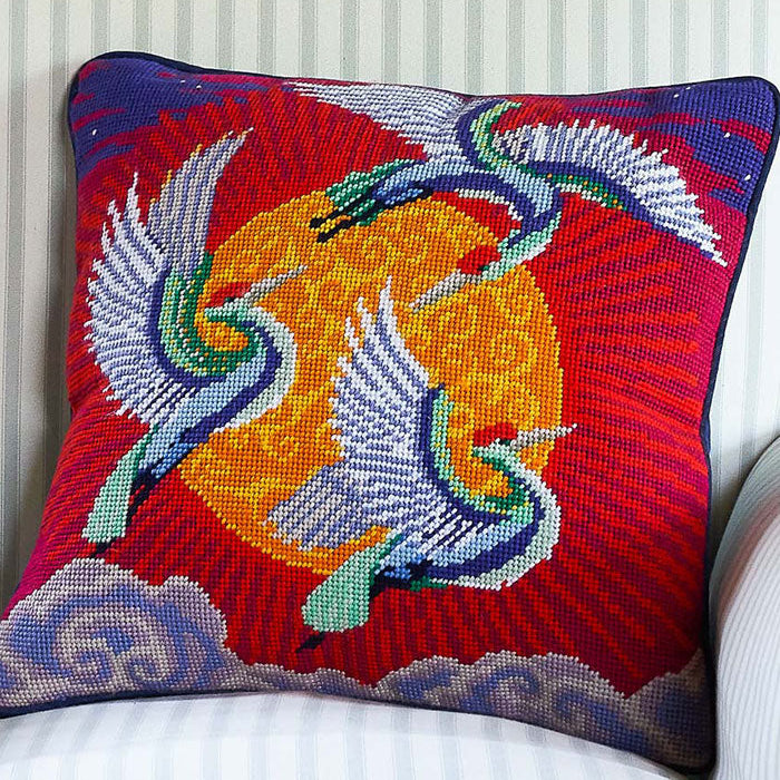 Ehrman Cranes Day Cushion